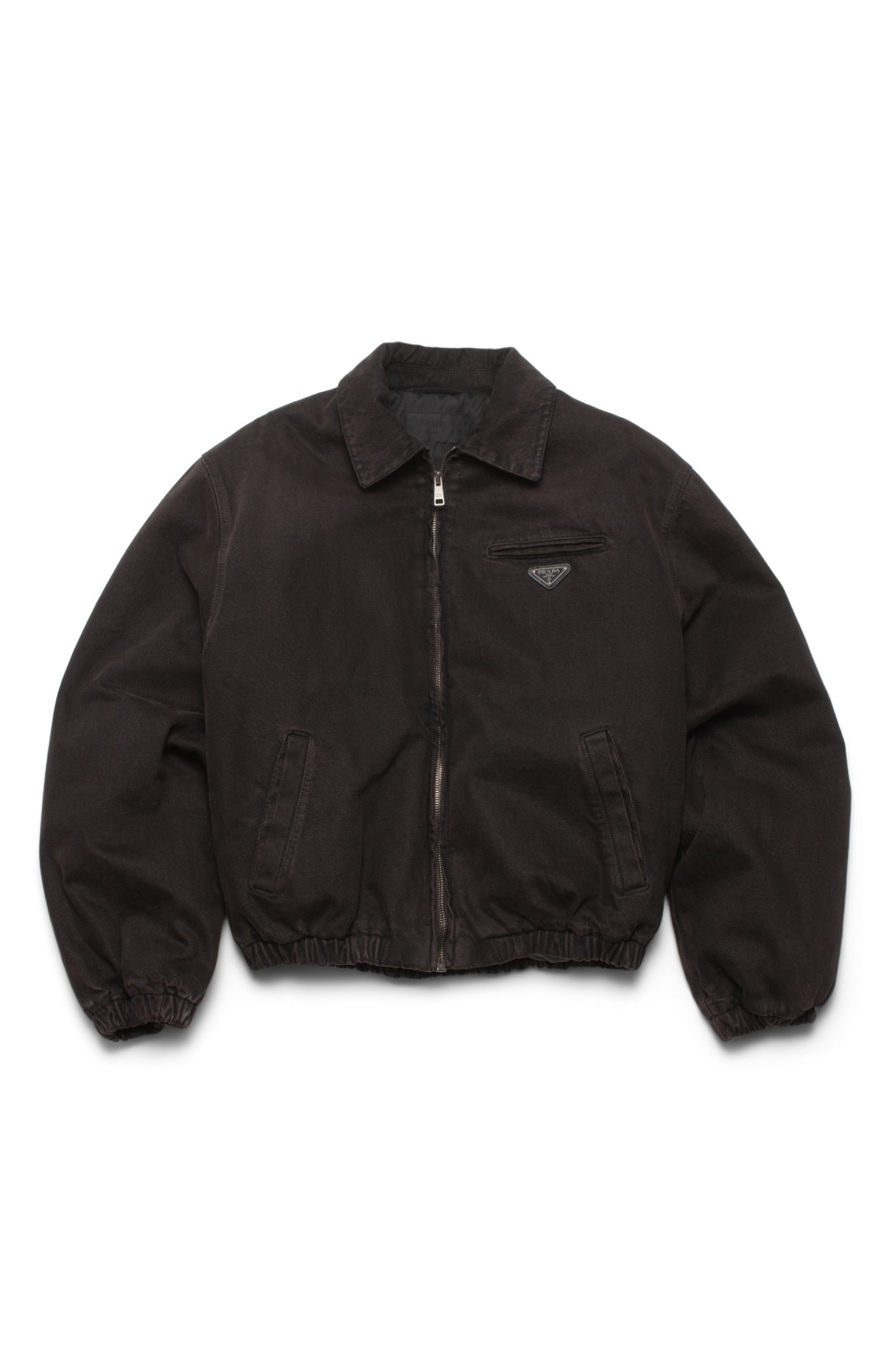 Prada Cotton Washed Detroit Blouson Jacket - Xia Office