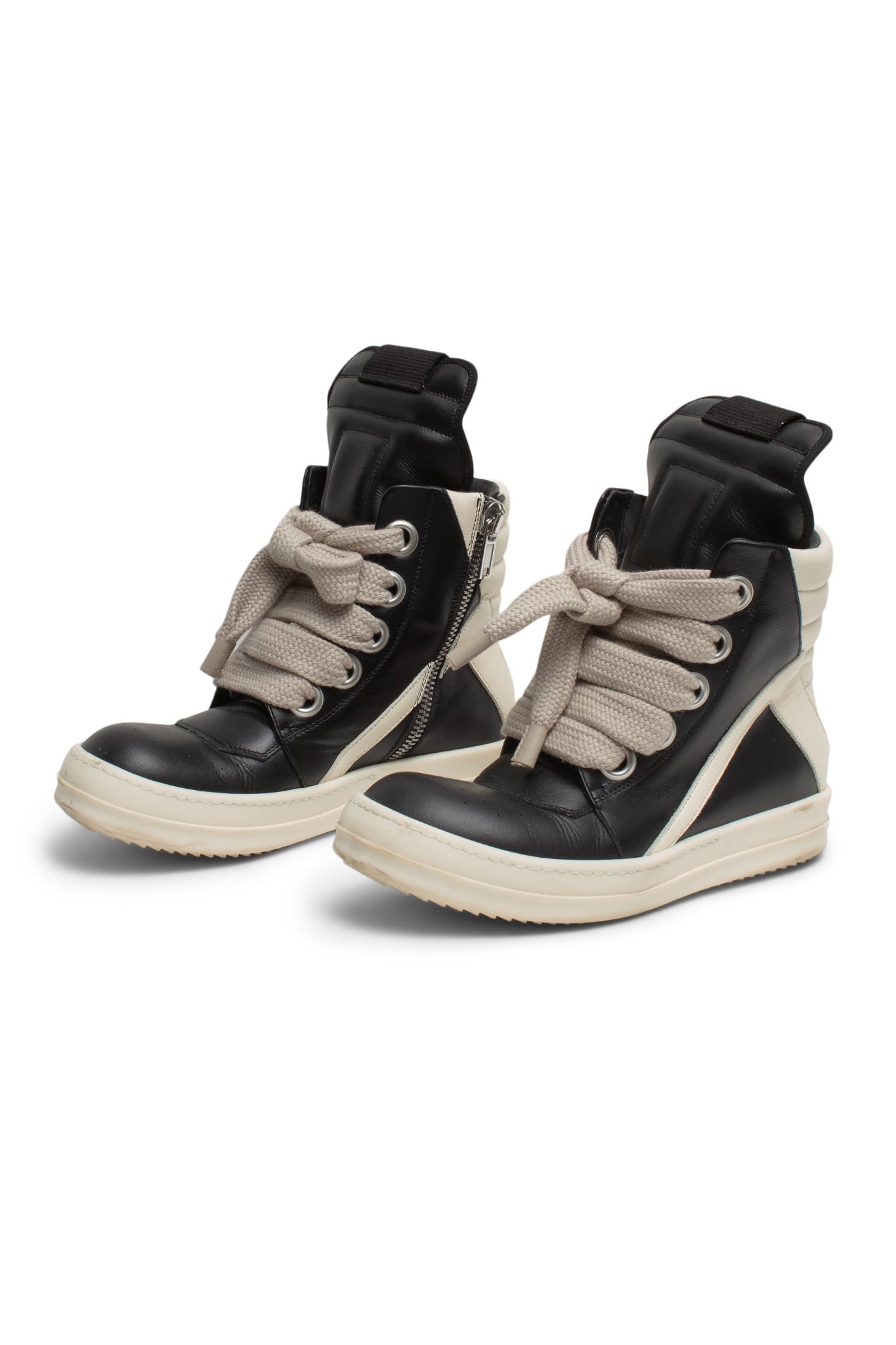 Rick Owens FW25 Concordians Jumbolace Geobasket Sneaker - Xia Office