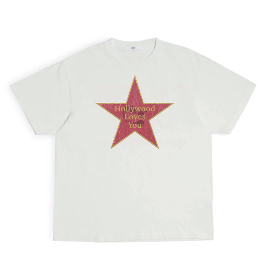 CEEC Hollywood Star T-shirt in Ivory - Xia Office