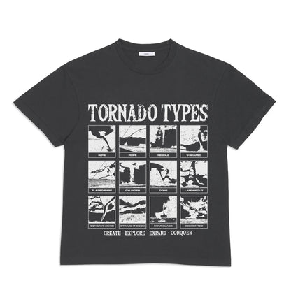 CEEC Tornado Type T-shirt in Washed Black - Xia Office