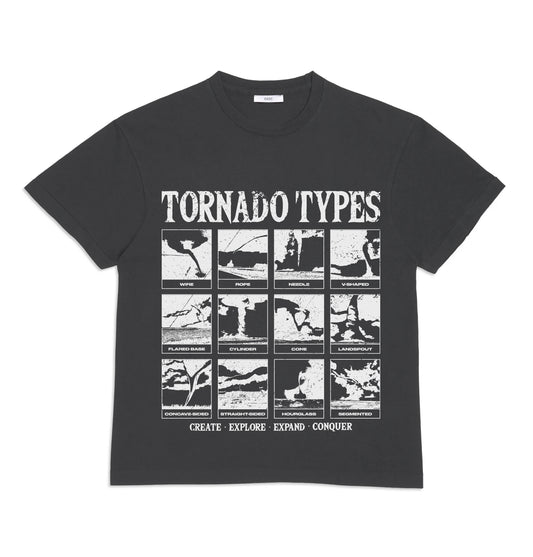 CEEC Tornado Type T-shirt in Washed Black - Xia Office