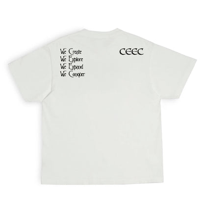 CEEC Tornado Type T-shirt in White - Xia Office