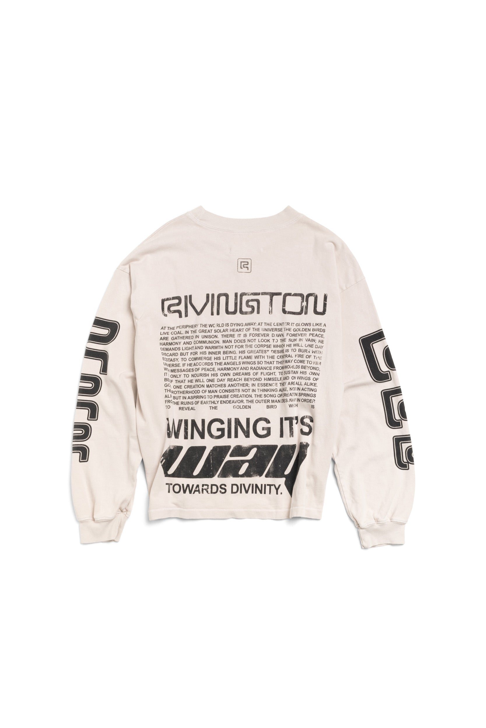 RRR123 Divinity Paper Garden Long Sleeve T-shirt - Xia Office