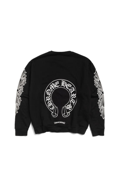 Chrome Hearts Horseshoe Logo Crewneck Sweatshirt - Xia Office