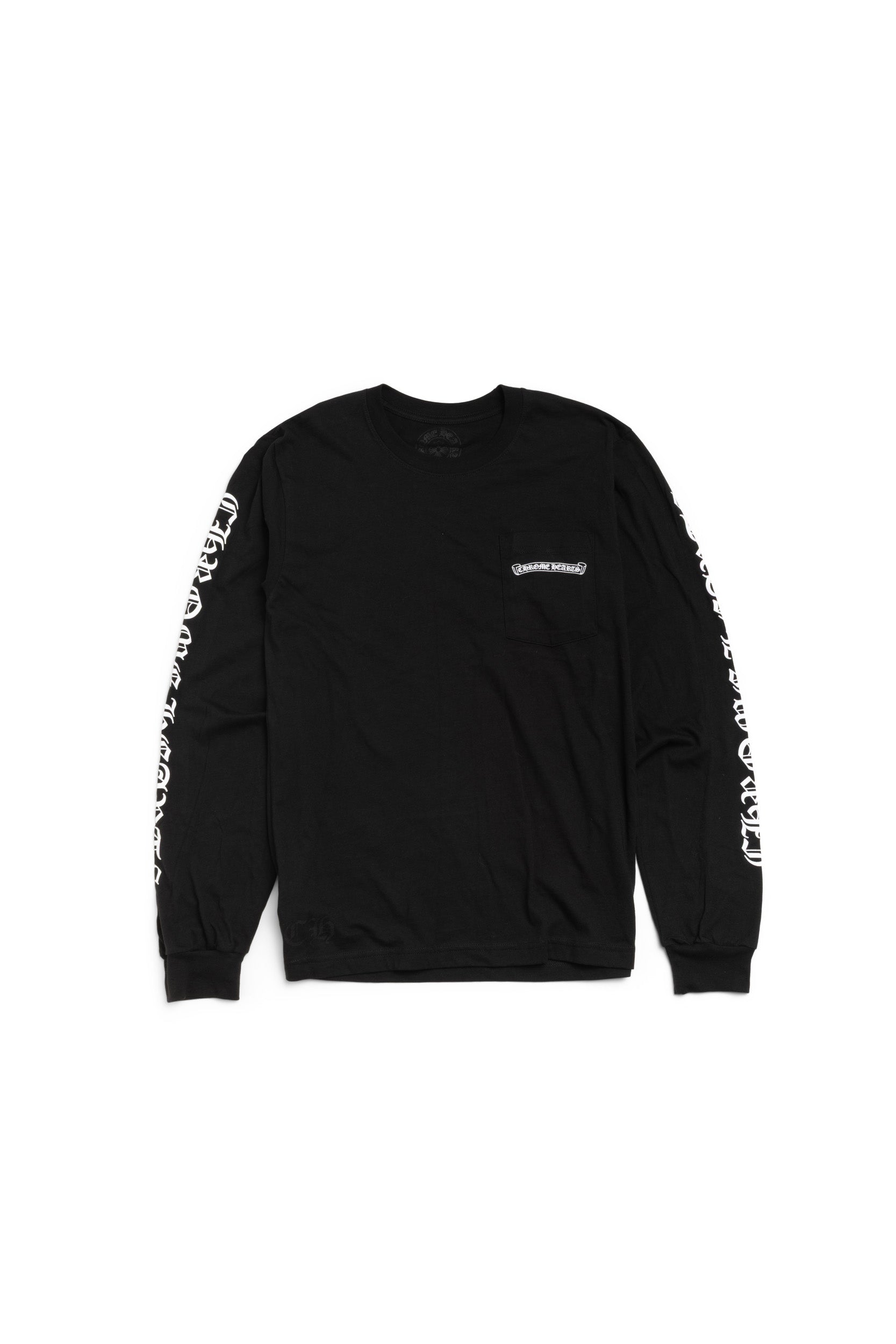 Chrome Hearts Scroll Logo Long Sleeve T-shirt - Xia Office