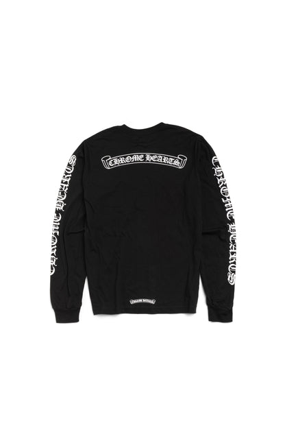 Chrome Hearts Scroll Logo Long Sleeve T-shirt - Xia Office