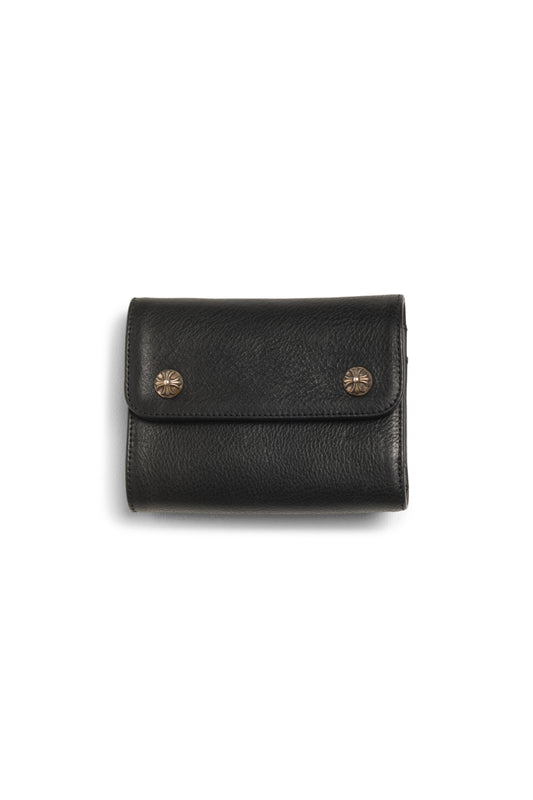 Chrome Hearts Mini Wave Leather Wallet - Xia Office