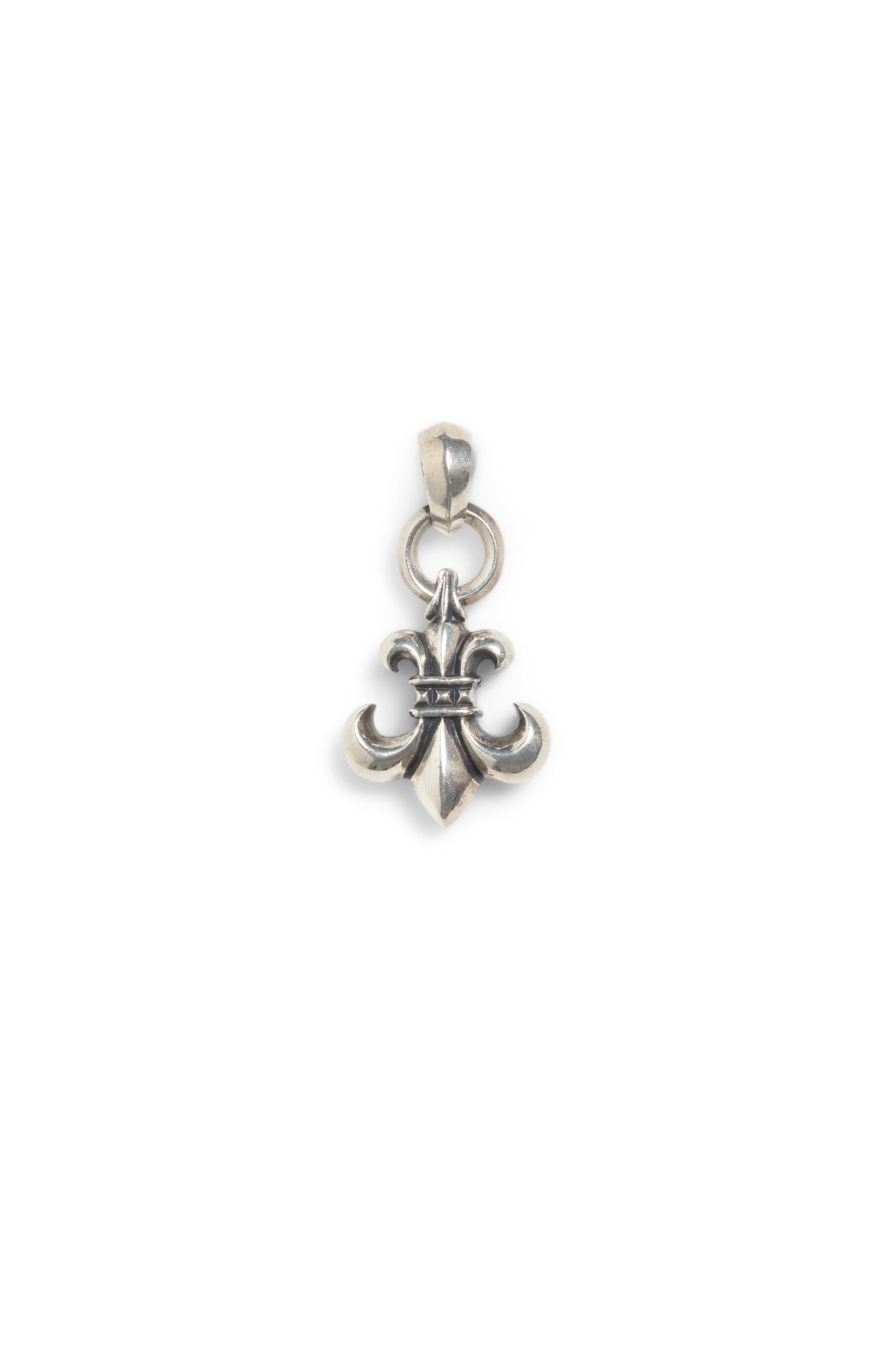 Chrome Hearts Silver BS Fleur Pendant (with Bale) - Xia Office