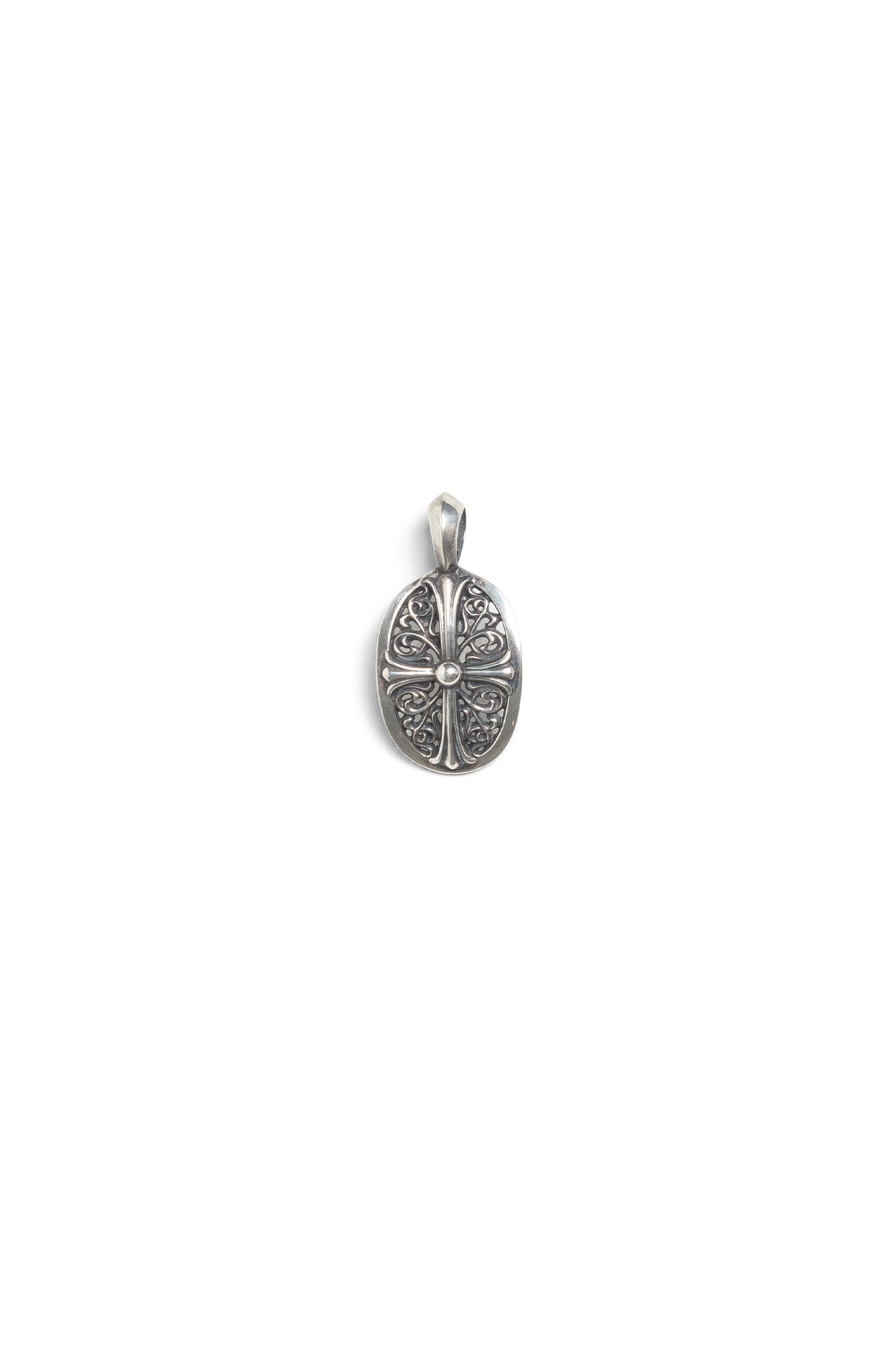 Chrome Hearts Silver CLSC OVAL Pendant - Xia Office