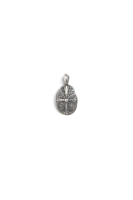 Chrome Hearts Silver CLSC OVAL Pendant - Xia Office
