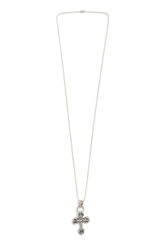 Chrome Hearts Filigree Cross Pendant with Ball Chain - Xia Office