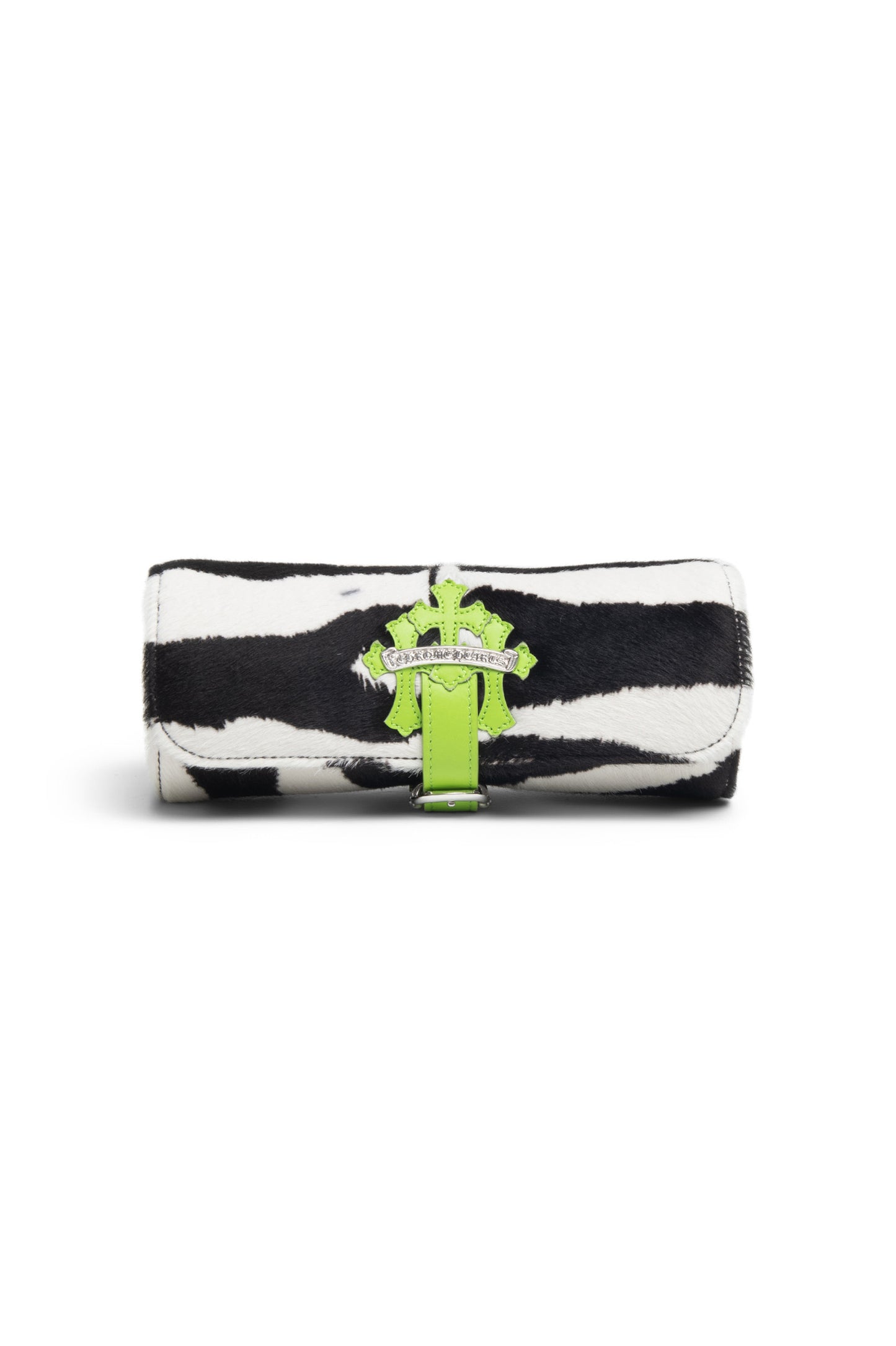 Chrome Hearts Cemetery Cross Patch Zebra Stripe Watch Roll - Xia Office