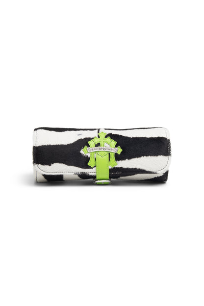 Chrome Hearts Cemetery Cross Patch Zebra Stripe Watch Roll - Xia Office