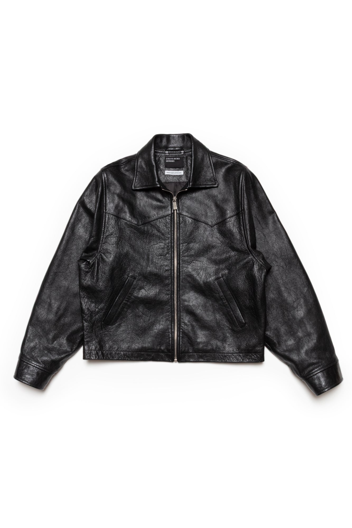 Enfants Riches Déprimés Signature Western Leather Jacket - Xia Office