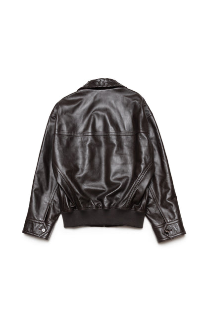Bottega Veneta Intrecciato-Trimmed Leather Blouson Jacket - Xia Office