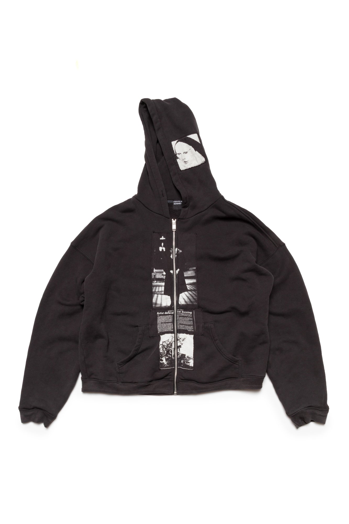 Enfants Riches Déprimés Artist Defends Baggy Assemblage Zip Hoodie - Xia Office