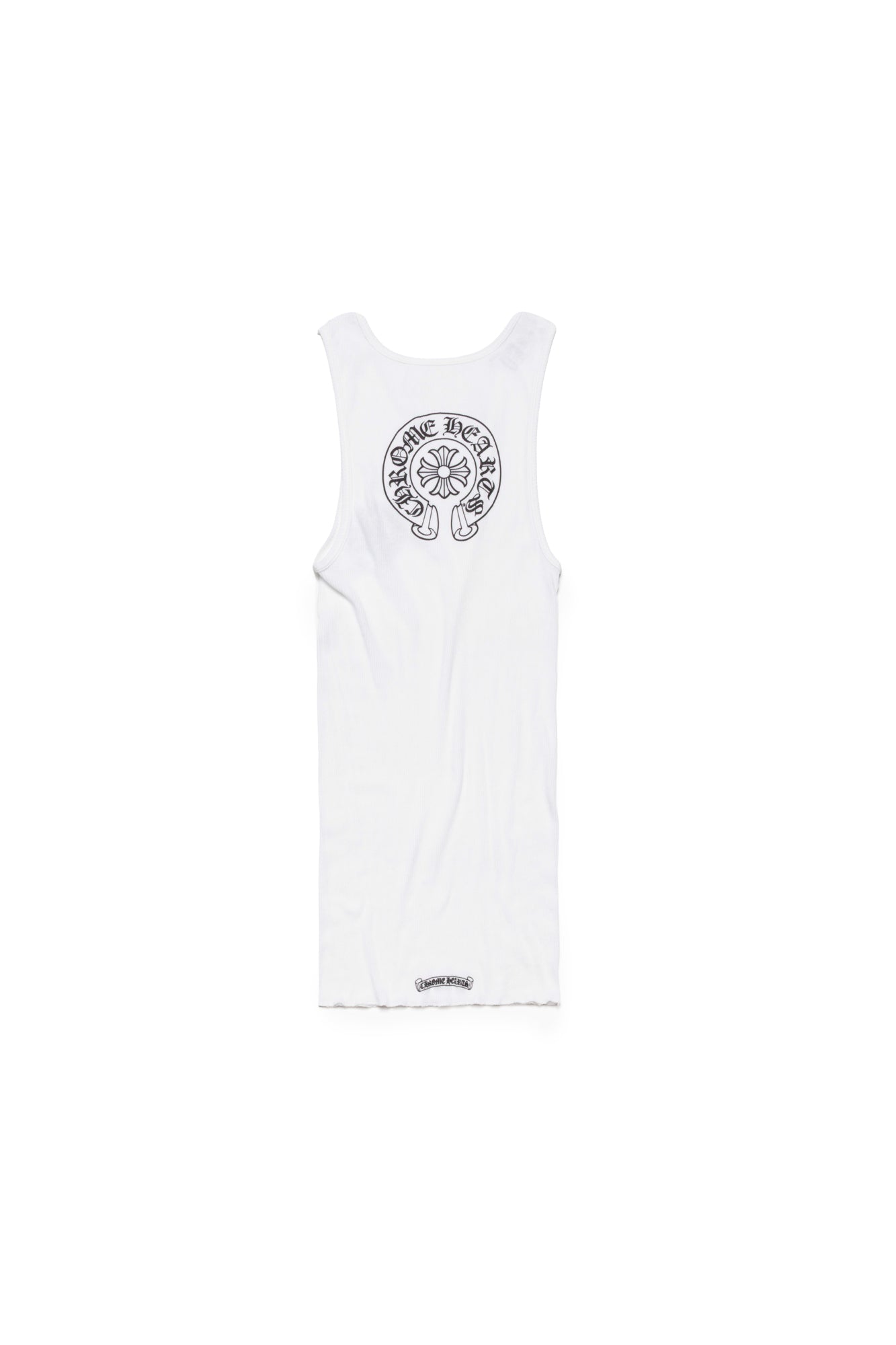 Chrome Hearts Horseshoe Logo White Tank Top/Dress - Xia Office