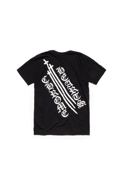 Chrome Hearts Triple Cross on Back Short Sleeve T-shirt - Xia Office