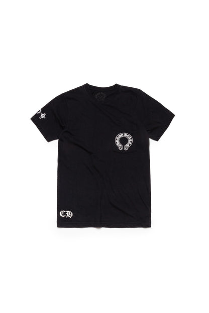 Chrome Hearts T Bar Logo With Pocket Short Sleeve T-shirt - Xia Office