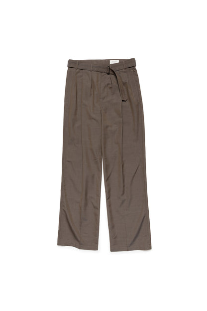 Lemaire Brown Belted Pleated Trousers - Xia Office