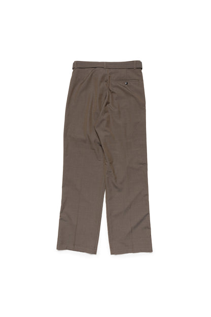 Lemaire Brown Belted Pleated Trousers - Xia Office