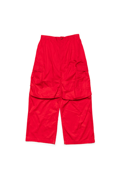 Balenciaga SS21 Oversized Red Soft Cargos - Xia Office