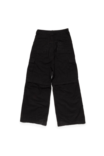 Balenciaga 2024 Black Cut-Up Cargo Pants - Xia Office