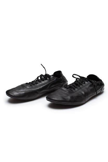 Prada Collapse Leather Sneakers - Xia Office