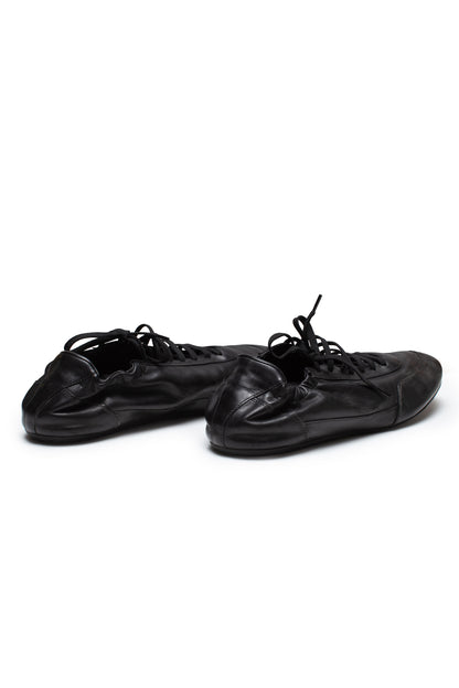 Prada Collapse Leather Sneakers - Xia Office