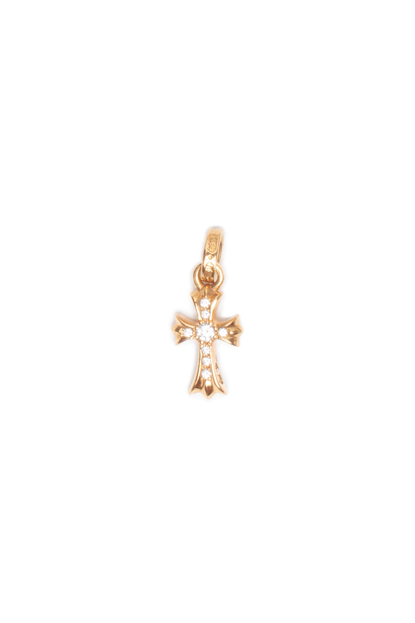 Chrome Hearts Gold Baby Fat with Diamond - Xia Office