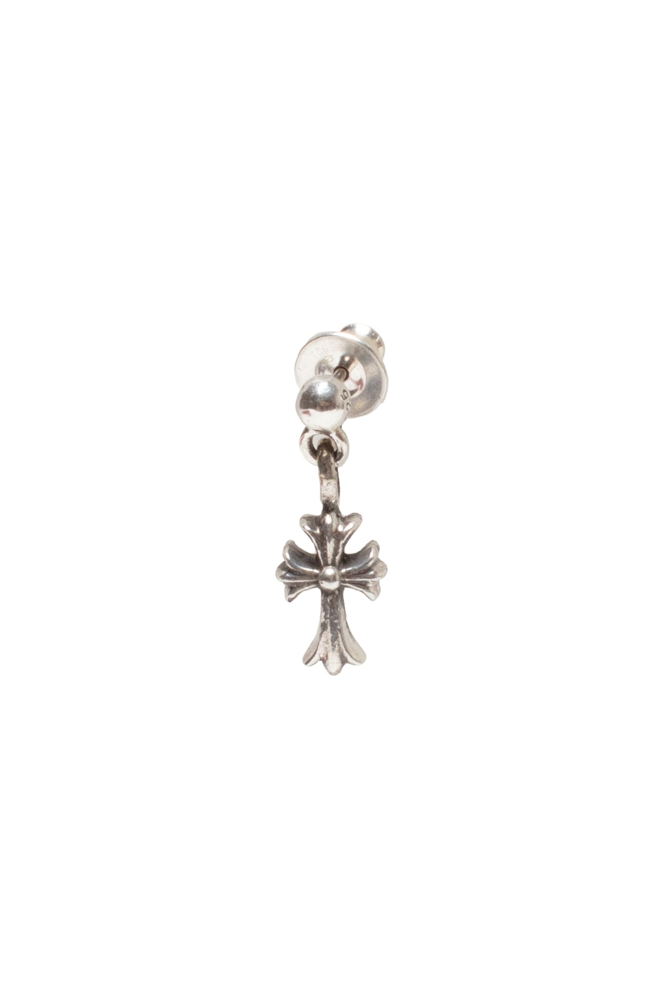 Chrome Hearts Silver Small Baby Fat Drop Earring - Xia Office