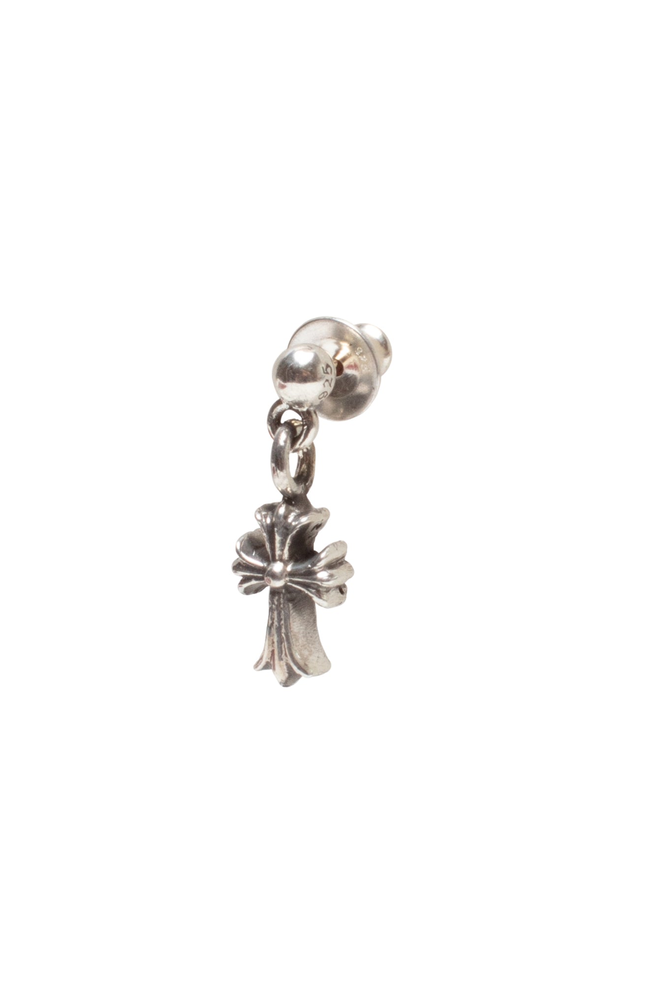 Chrome Hearts Silver Small Baby Fat Drop Earring - Xia Office