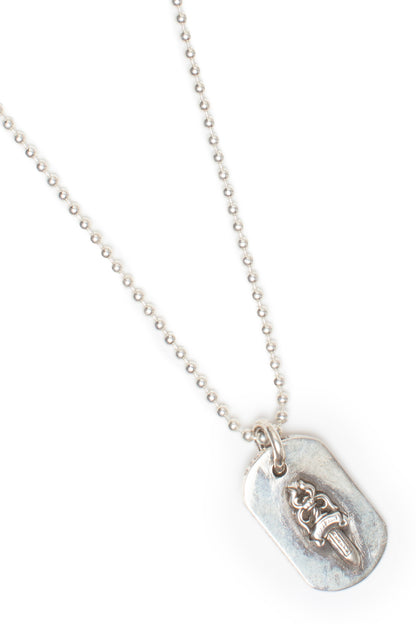 Chrome Hearts Dagger Dog Tag Necklace - Xia Office
