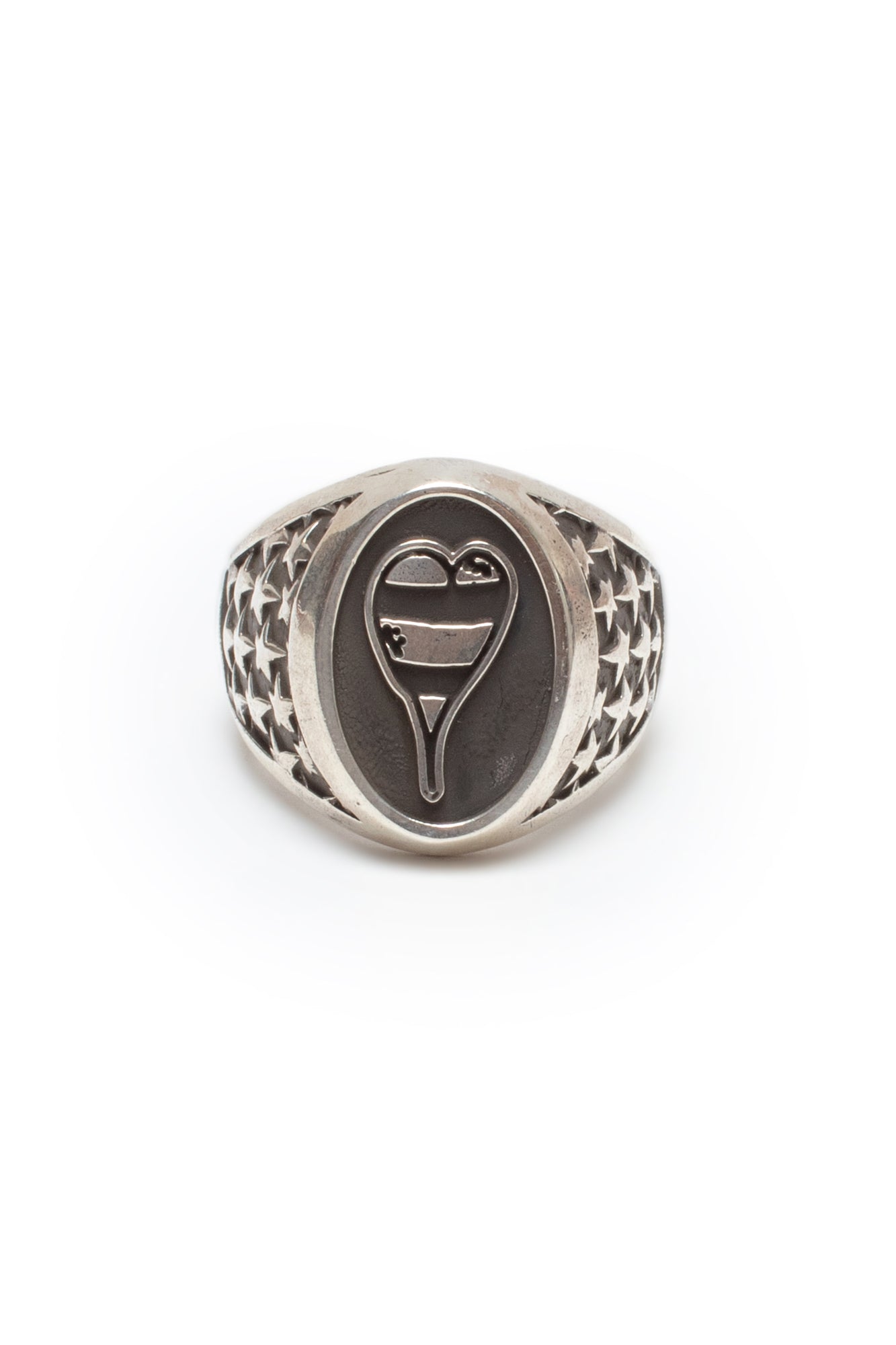 Chrome Hearts Matty Boy Heart Signet Ring - Xia Office