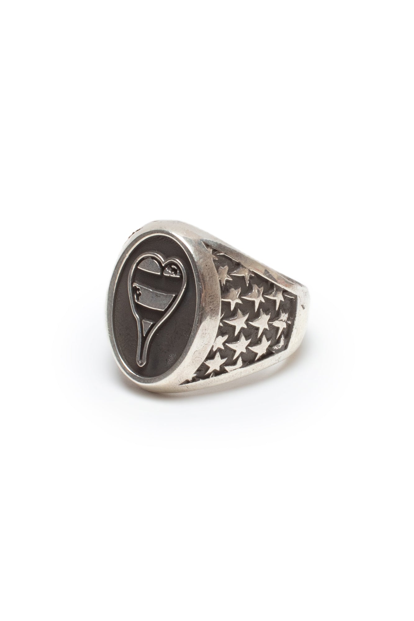 Chrome Hearts Matty Boy Heart Signet Ring - Xia Office