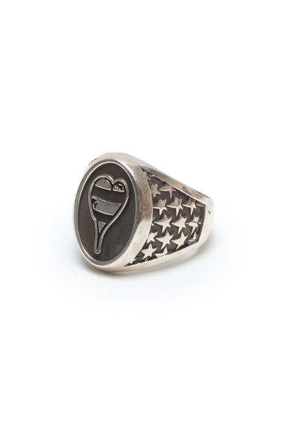 Chrome Hearts Matty Boy Heart Signet Ring - Xia Office