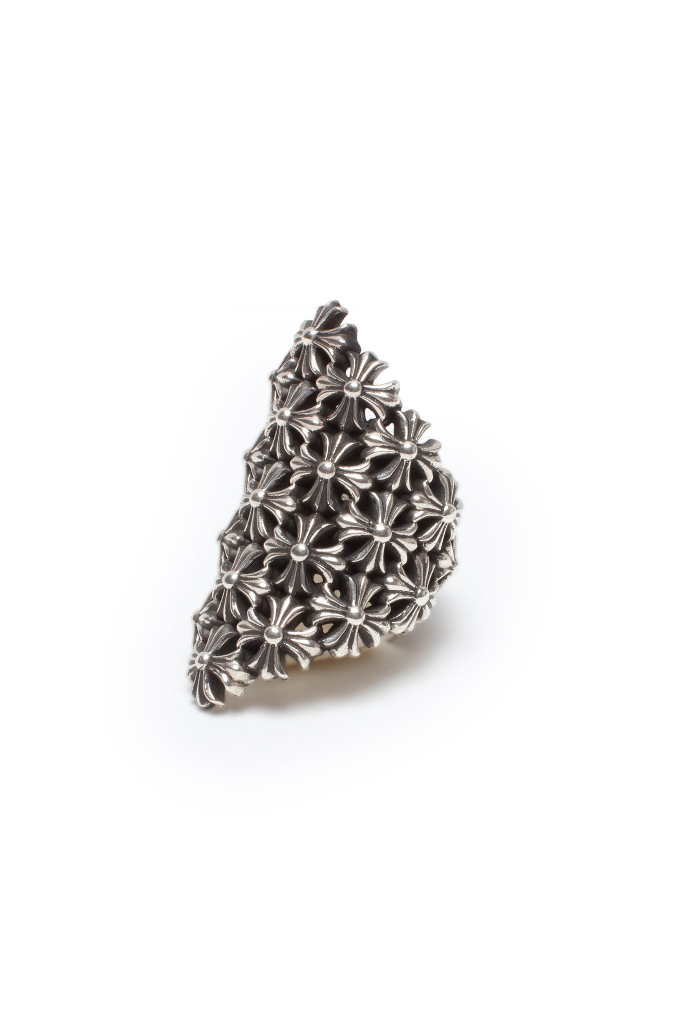 Chrome Hearts Large Cannoli Multi Cross Ring - Xia Office