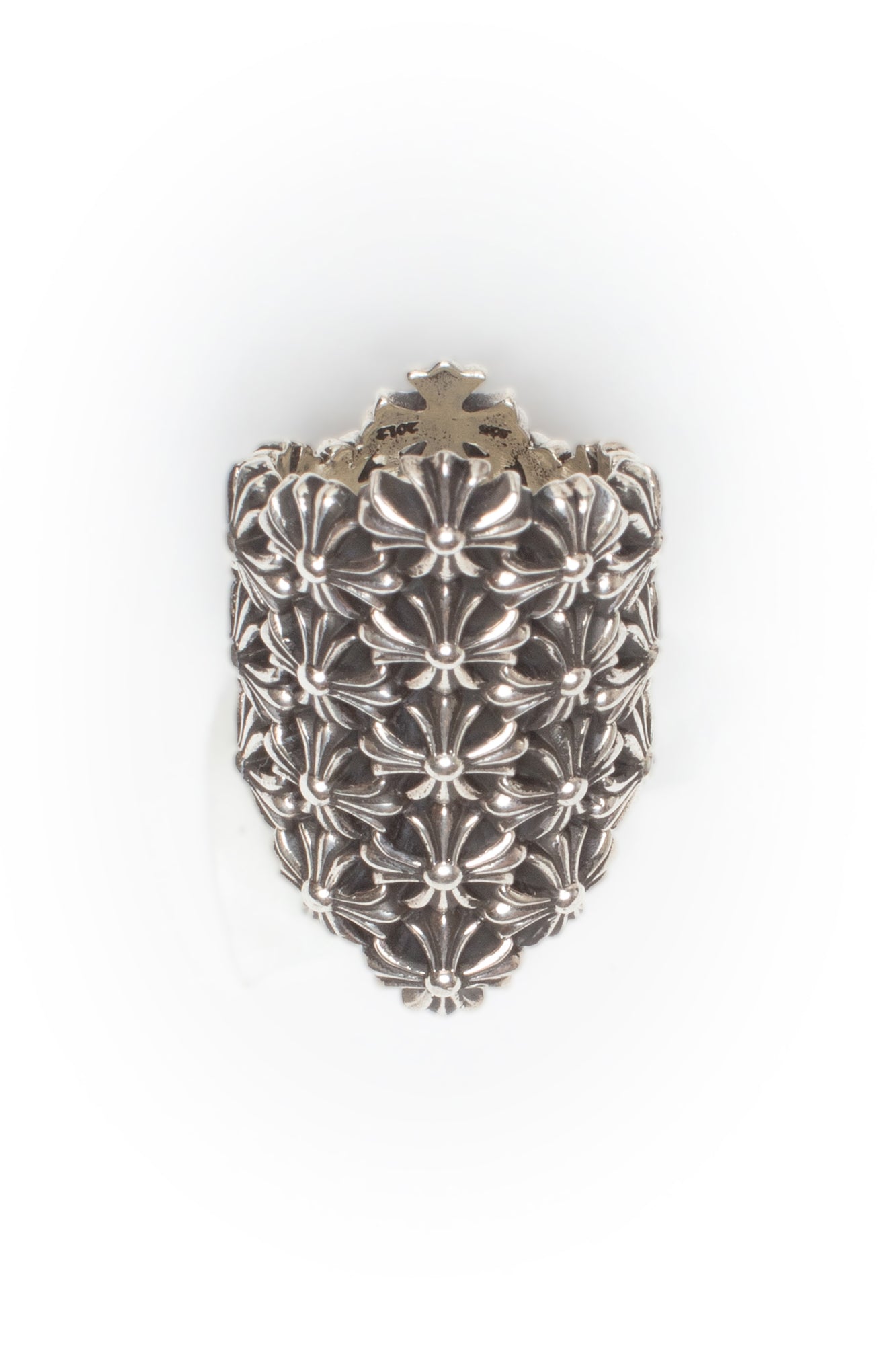 Chrome Hearts Large Cannoli Multi Cross Ring - Xia Office