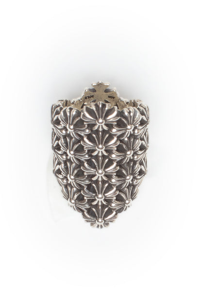 Chrome Hearts Large Cannoli Multi Cross Ring - Xia Office