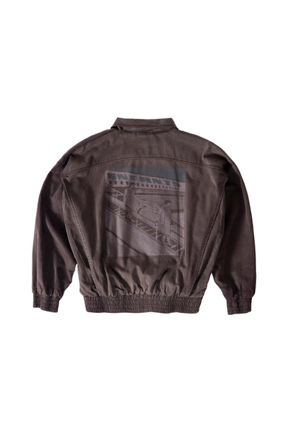 Enfants Riches Déprimés Death In Flight Zip Jacket 'Sun Faded Black' - Xia Office