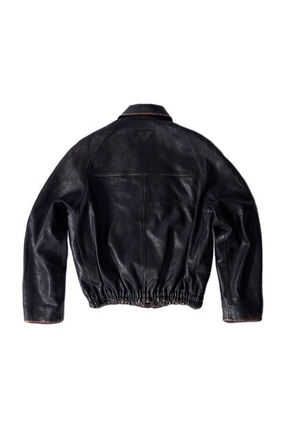 Prada Nappa Leather Jacket - Xia Office