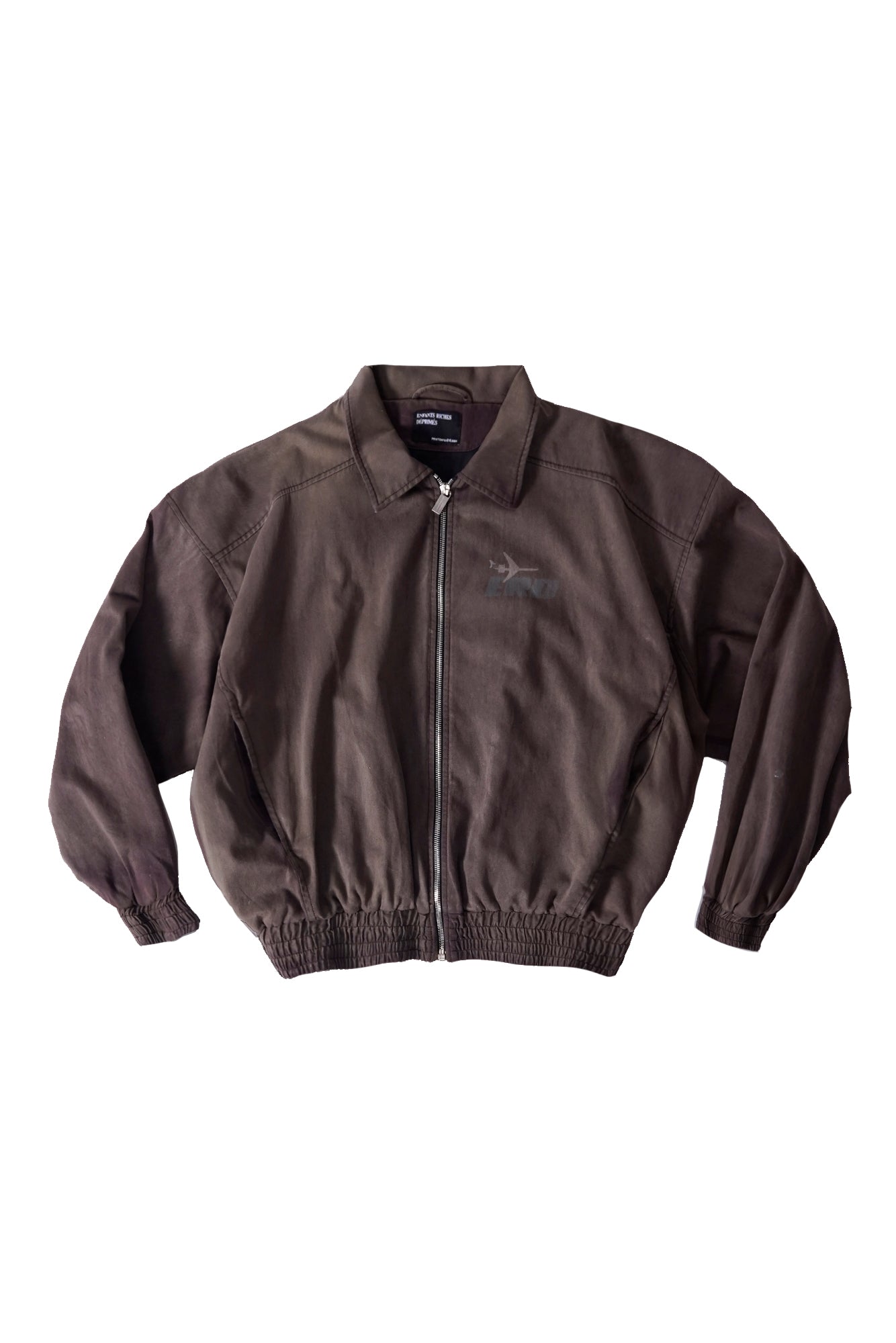 Enfants Riches Déprimés Death In Flight Zip Jacket 'Sun Faded Black' - Xia Office