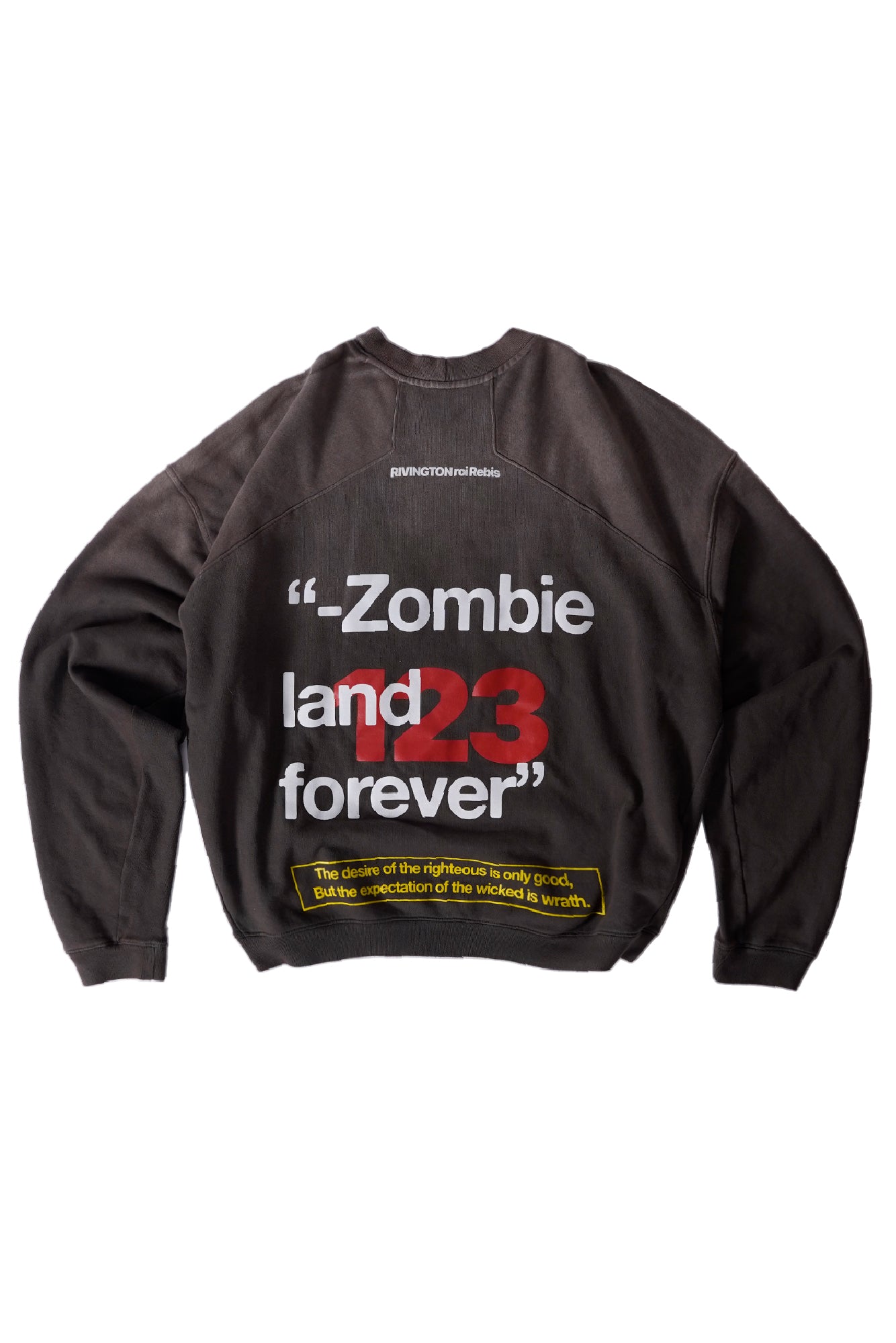 RRR123 Zombieland Crewneck Brown - Xia Office