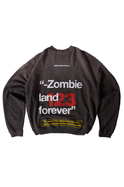 RRR123 Zombieland Crewneck Brown - Xia Office