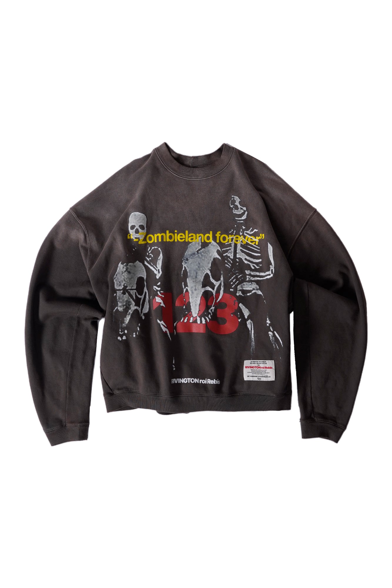RRR123 Zombieland Crewneck Brown - Xia Office