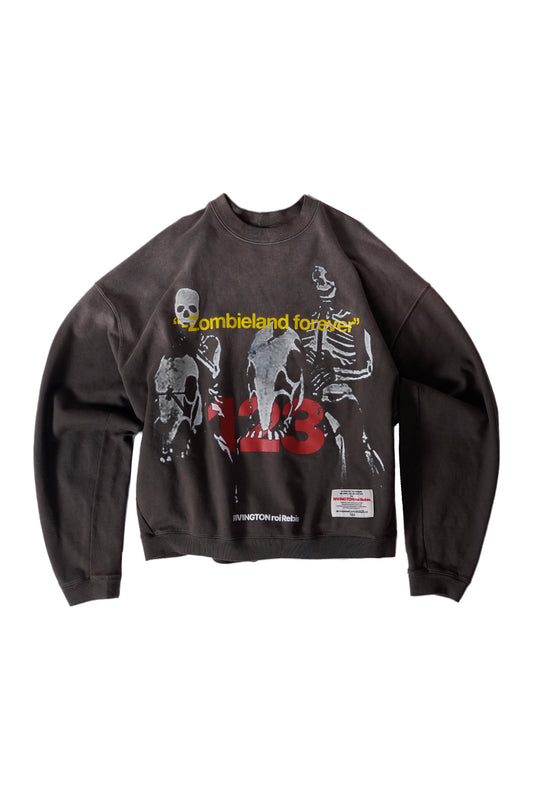 RRR123 Zombieland Crewneck Brown - Xia Office