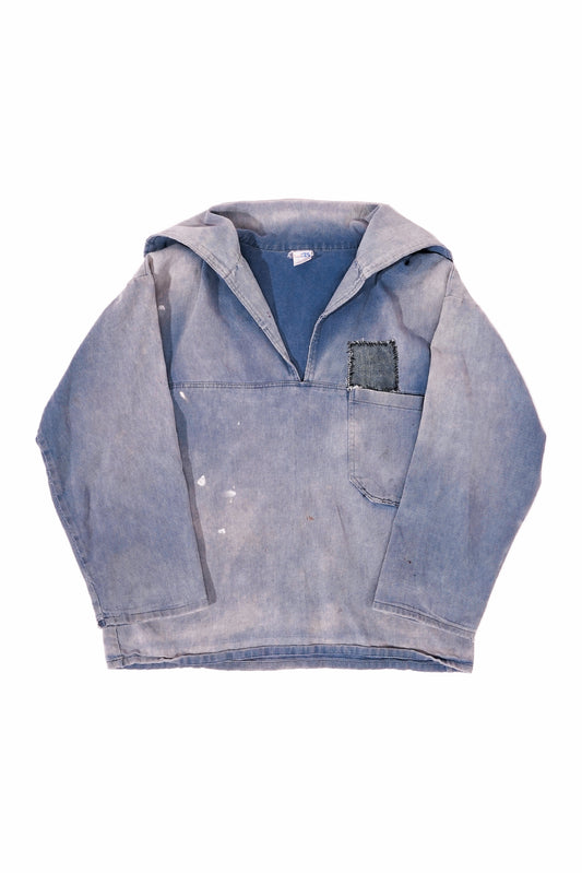 Vintage 60s Cotton Faded Smoke Sailor T-shirt - Xia Office