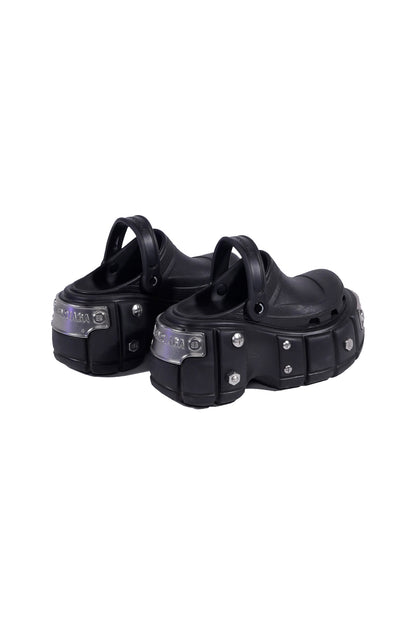 Balenciaga x Crocs HardCrocs Rubber Sandals - Xia Office
