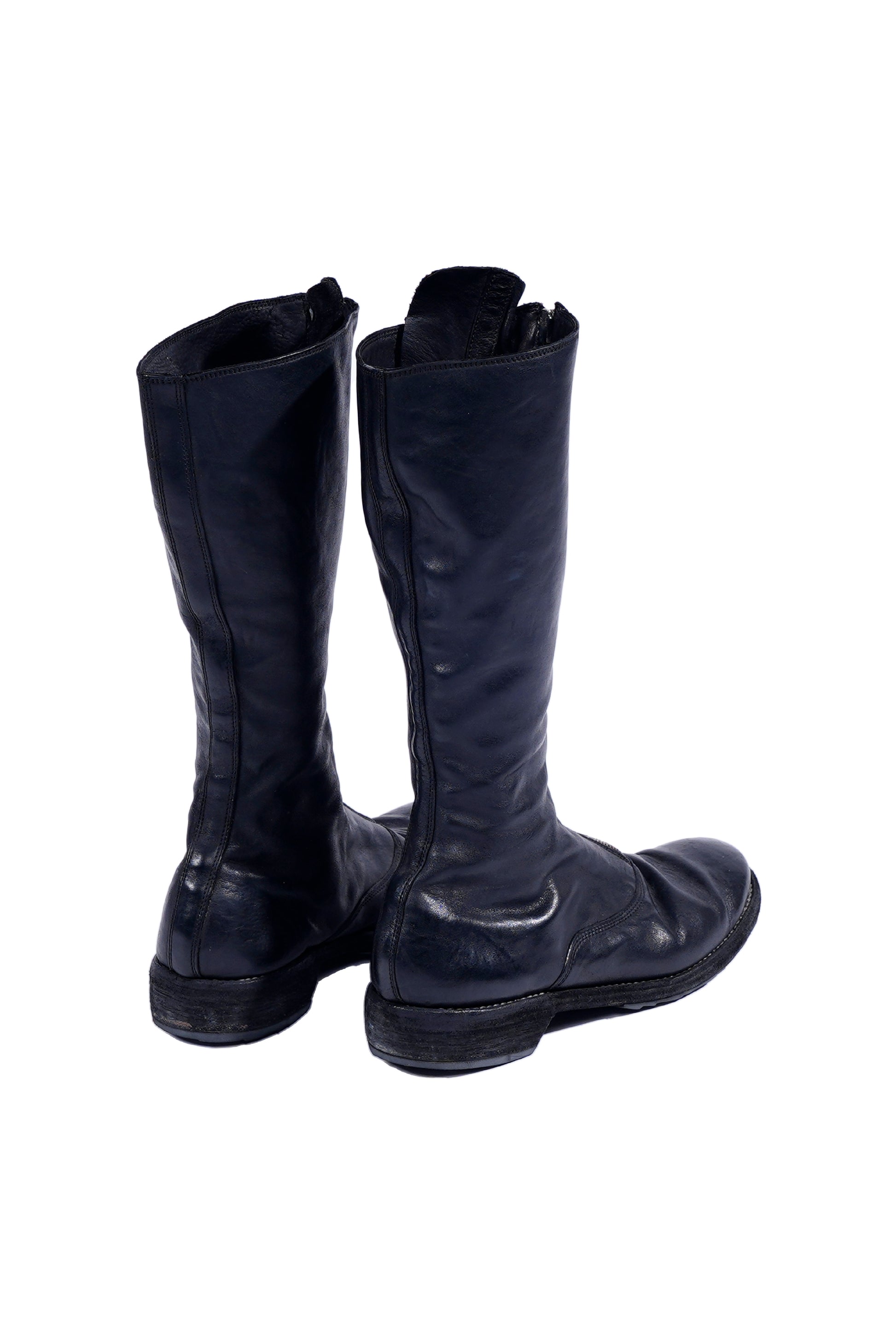 Guidi Zipped Knee-length 25mm Boots - Xia Office