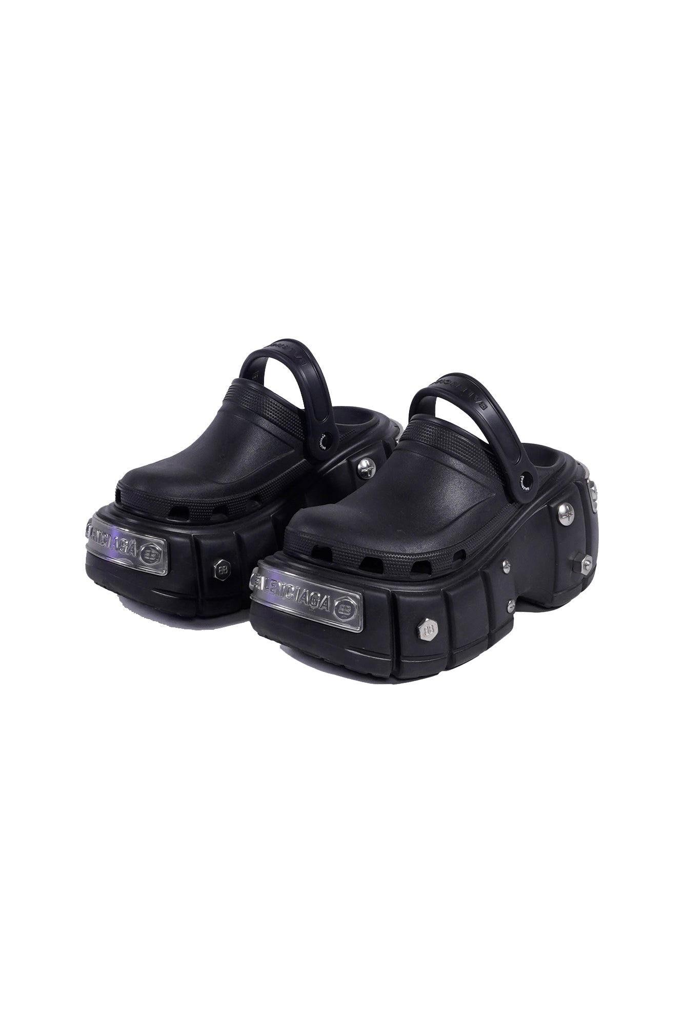 Balenciaga x Crocs HardCrocs Rubber Sandals - Xia Office